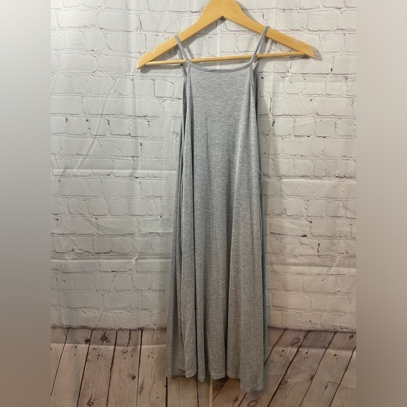 Zenana Dress Womens Size Medium Gray Spaghetti Strap Mini Dress - Picture 2 of 3